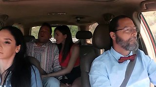 BRAZZERS - Raunchy Hitchicker Van Gets Picked Up By Maya