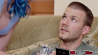 Jewelz Blu fucks stepbro for new cat