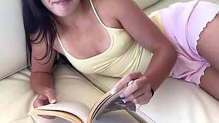 Horny babe needs her stepbro to roughly fuck her