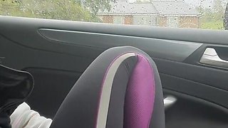 In My Car, Trying Out My Remote Vibrator, Its Soooooo Good!! Serenexx