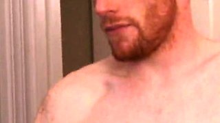 Straight Redhead Tristian Stroking Off