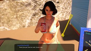 Milfy City [v0.6e] Part 97 with Linda on the Beach by Loveskysan69