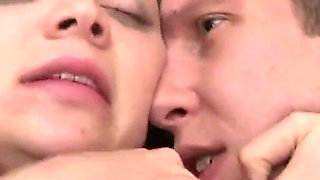 Sweet hairy teen fucked in her pussy hard