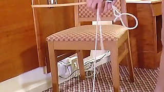 Caning and Beating His Bull Balls