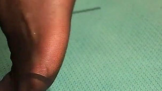 Sheer Nylon Soles & Toes in Action