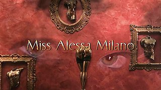 Miss Alessa Milano Fun with Cigarettes & Violet Wand