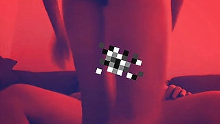 FUCK IN A RED LIGHTED ROOM, CUM IN MOUTH