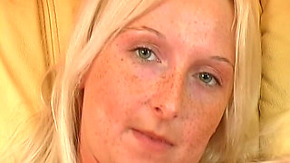 She Is a Blonde Teen From Germany Who Knows How to Play with Her Pussy