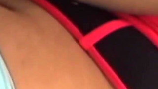 Pornstarplatinum busty Latina Yuri Luv teases herself solo