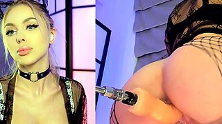 Blonde Dual Cam View by Her Fuck Machine