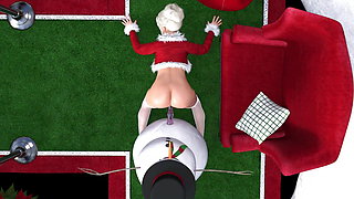 Mrs. Claus Having Fun