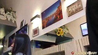 Filipina Amateur Gets Wet in Clothing Store Foreplay - Asian Sex Diary