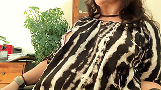 Eva Suck Her Huge Massive Nipples