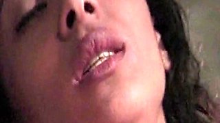 Ebony skinny babe horny sex video
