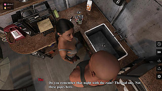 In the Sound of Silence - v0.1 - Cho made Eiko look at his cock