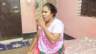 Desi Bhabhi Cowgirl Fuck in Bed - Indian Aunty Moaning & Hugging Cousin
