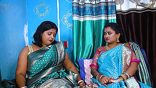 Two Desi Mallu Bhabhi Hardcore Threesome Sex with Home Servant When They Were Alone at Home Full Movie ( Hindi Audio )