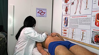 Nurse Gets Excited When She Sees Her Patient's Erection
