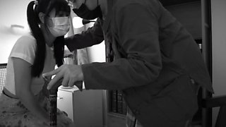 Black&White Porn - Japanese Shorty Fucked Hard