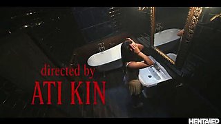 Amirah Adara Gets Creampied by Monster Cock in Toilet Bondage Fuck