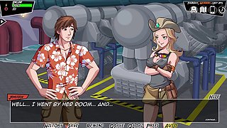 Big boobed animated fun with joysticks in a lustful paradise