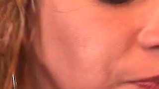 Sexy blonde plays pool but also uses two big cocks to go in the hole