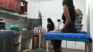 The Naughty Neighbor Flirts with the New Friend She Met at Someone Else's House