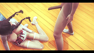 Hentai Uncensored - Miwa Blowjob, Cunnilingus and Fucked - Japanese Asian Manga Anime Game Porn