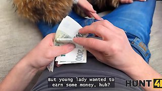 Skinny girl Babe Doll fucks another dude in front of her man POV