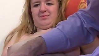 Mature cock sucking big boobs blonde milf licking fucking...cum in mouth