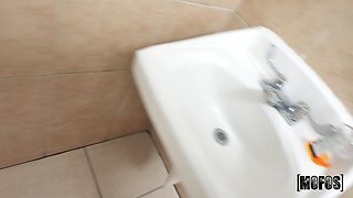 Naughty teen girl POV breathtaking porn video