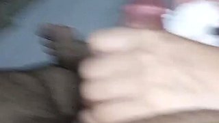 Unhappyball - Hijab girl sucked a cock and cum in hand