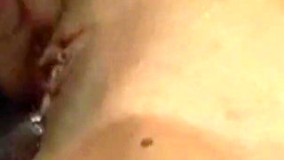 Lucky Asian girl fucked in threesome double penetration from two big black cocks