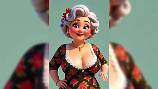 Topless Granny Animation