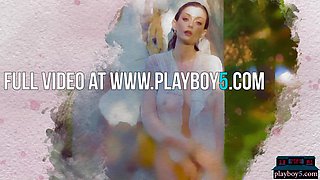 Huge natural tits German Playboy model