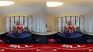 The Horny Nun - Costume Nun Lingerie Toying - Sexlikereal