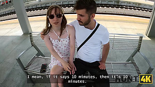 HUNT4K. Striptease and sex to get a new job...