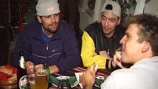 Short haired German slut swallows sperm after hot fuck