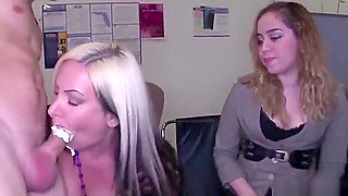 teen 18+ Party at office on Cam