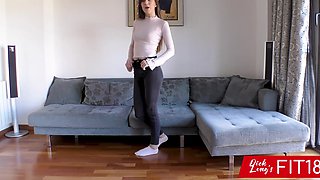 Flexible Anya Krey fucked during porn casting - Fit 18