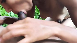 An Indian Desi Aunty Fucking With Her Local Boyfriend When Cheating Her Husband In Jungle