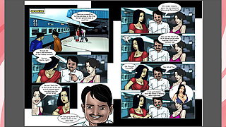 Savita Bhabhi Episode 14 Part 1 - Sexpress - Bhabhi doing sex with her friend's virgin brother in Train