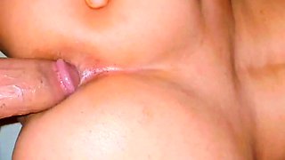 A busty babe with a juicy and perfectly shaped ass has it fucked hard