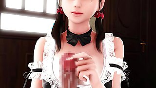 Let's Play - Super Naughty Maid, Handjob, Gameplay, 4K