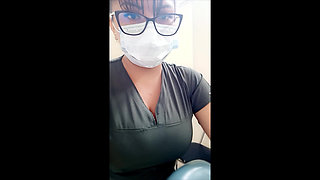 The Dental Doctor Decides to Become an Adult Content Creator and Shows Her Slutty Butt