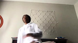 Hot Black Maid Does Some Webcam Black and Ebony