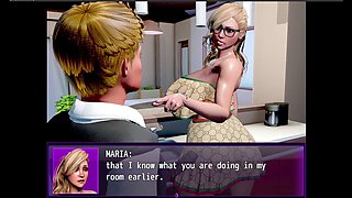 3D animated fun with my stepmom in a wild sex game