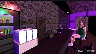 I went to the club and put my cock in the girl's mouth and fucked her ass.