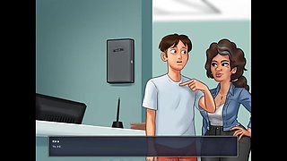Summertime Saga Cap 79 - the Hospital Receptionist Gives Me a Blowjob