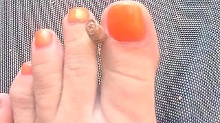 A Magical Star Using My Flexible Toes;)